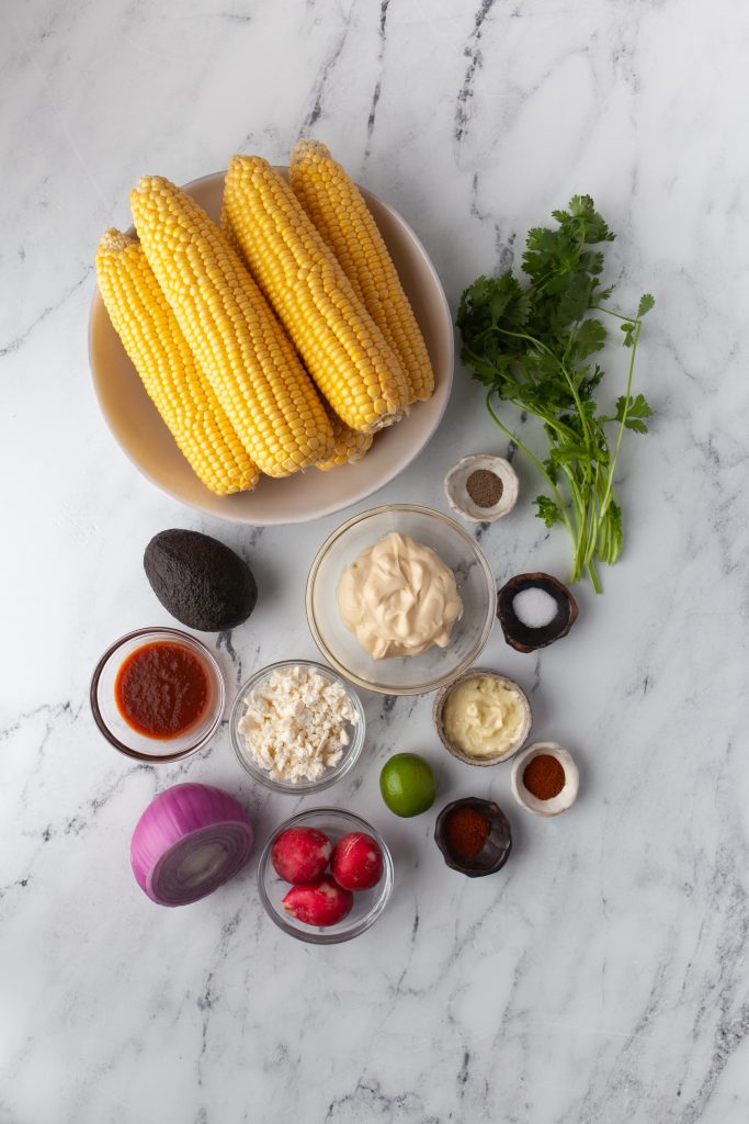 Mexican Corn Salad Ingredients