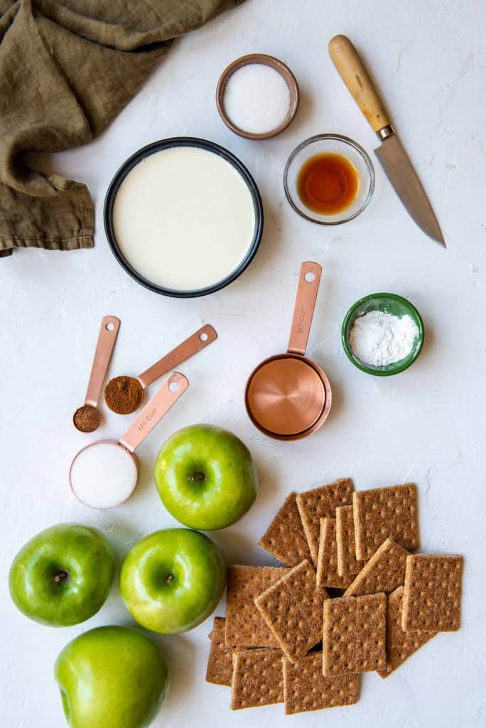 No Bake Apple Pie Parfait Ingredients