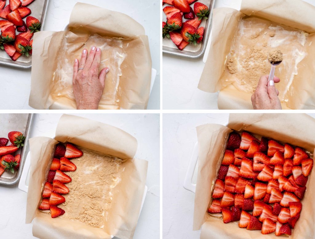 Strawberry Bars Process