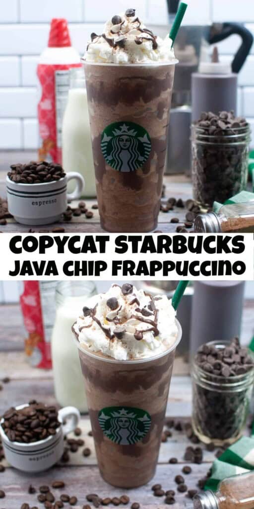 Copycat Starbucks Java Frappuccino Recipe.