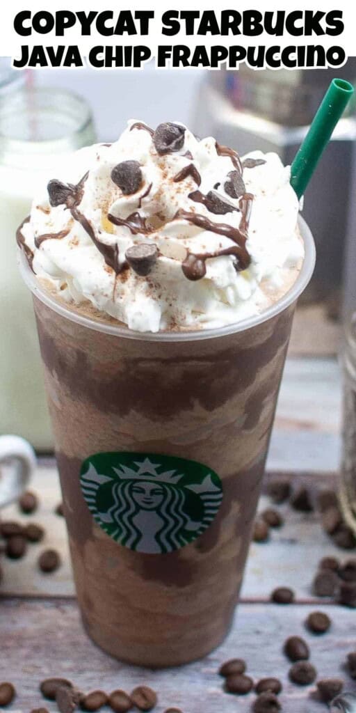Copycat Starbucks Java Frappuccino Recipe.