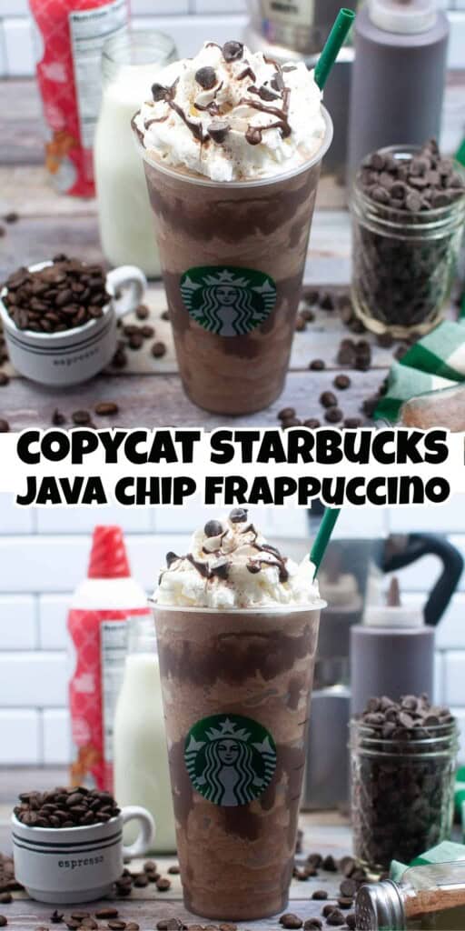 Copycat Starbucks Java Frappuccino Recipe.