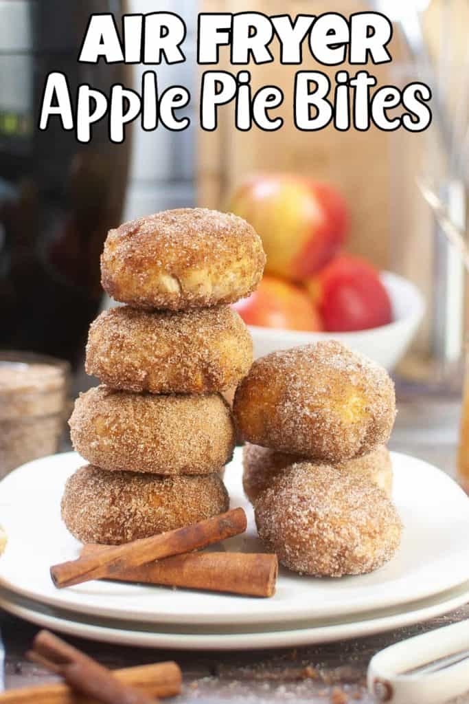 Air Fryer Apple Pie Bites Pin