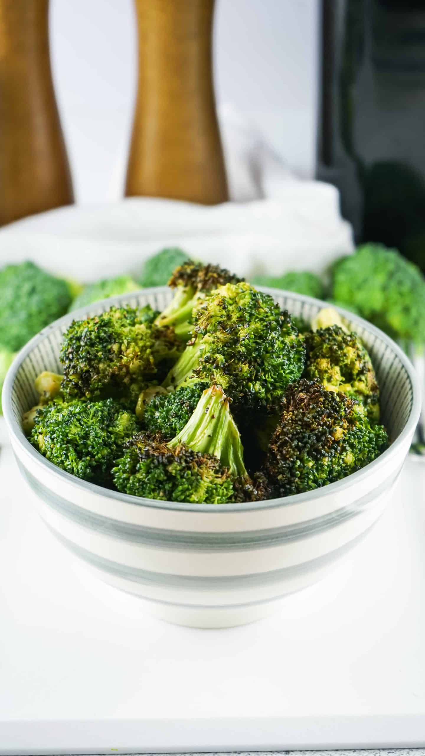 Broccoli in a bowl.