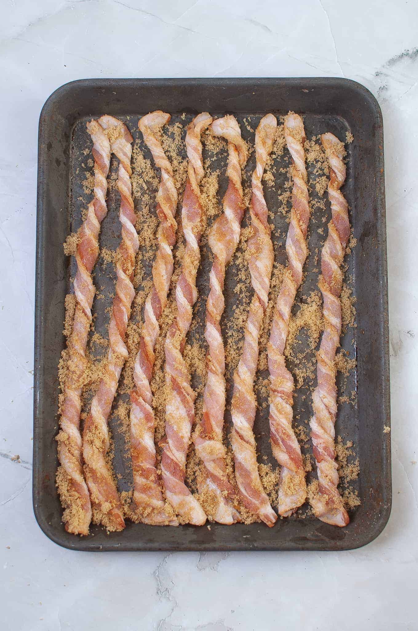 Brown sugar bacon twists