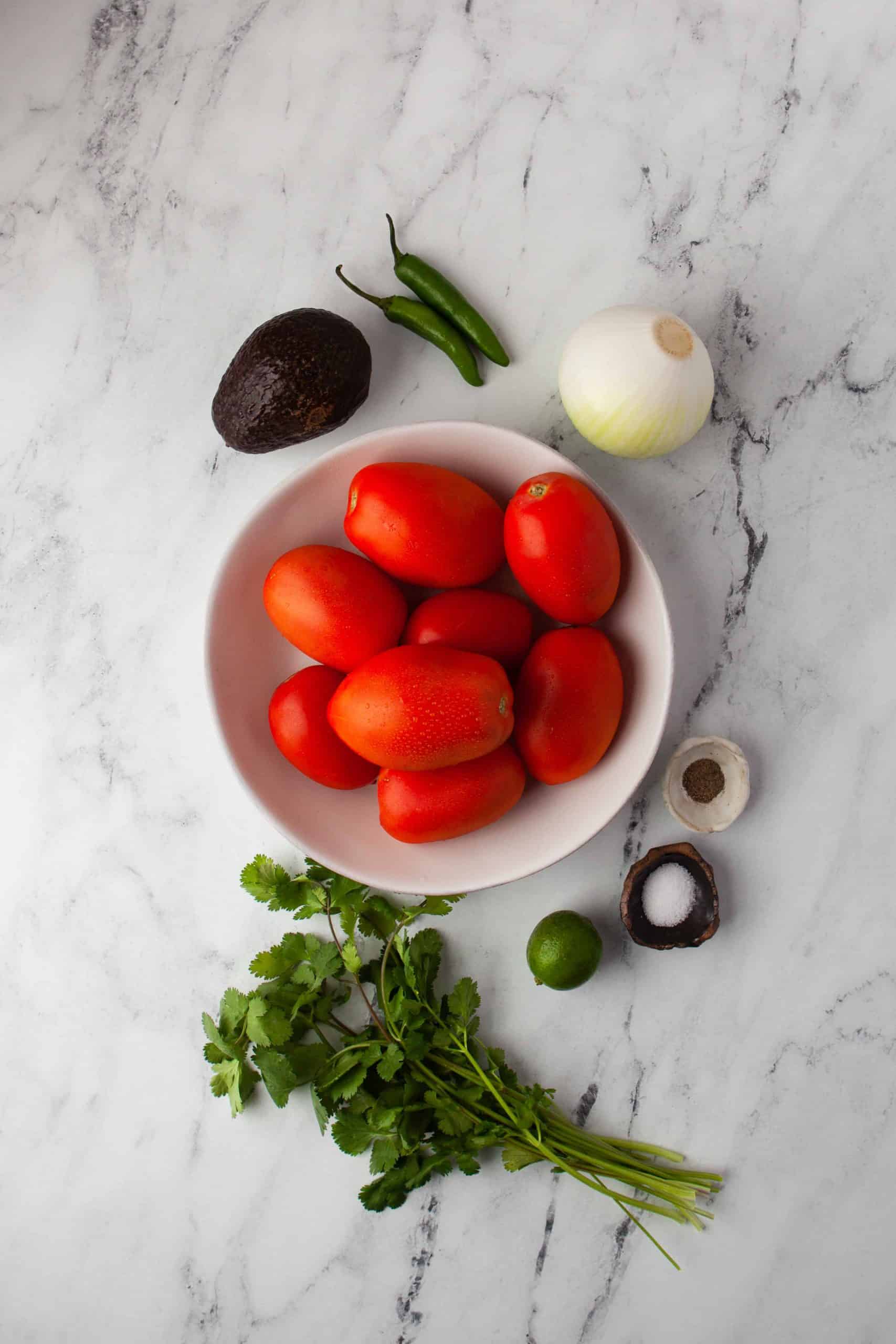 Pico de Gallo Ingredients