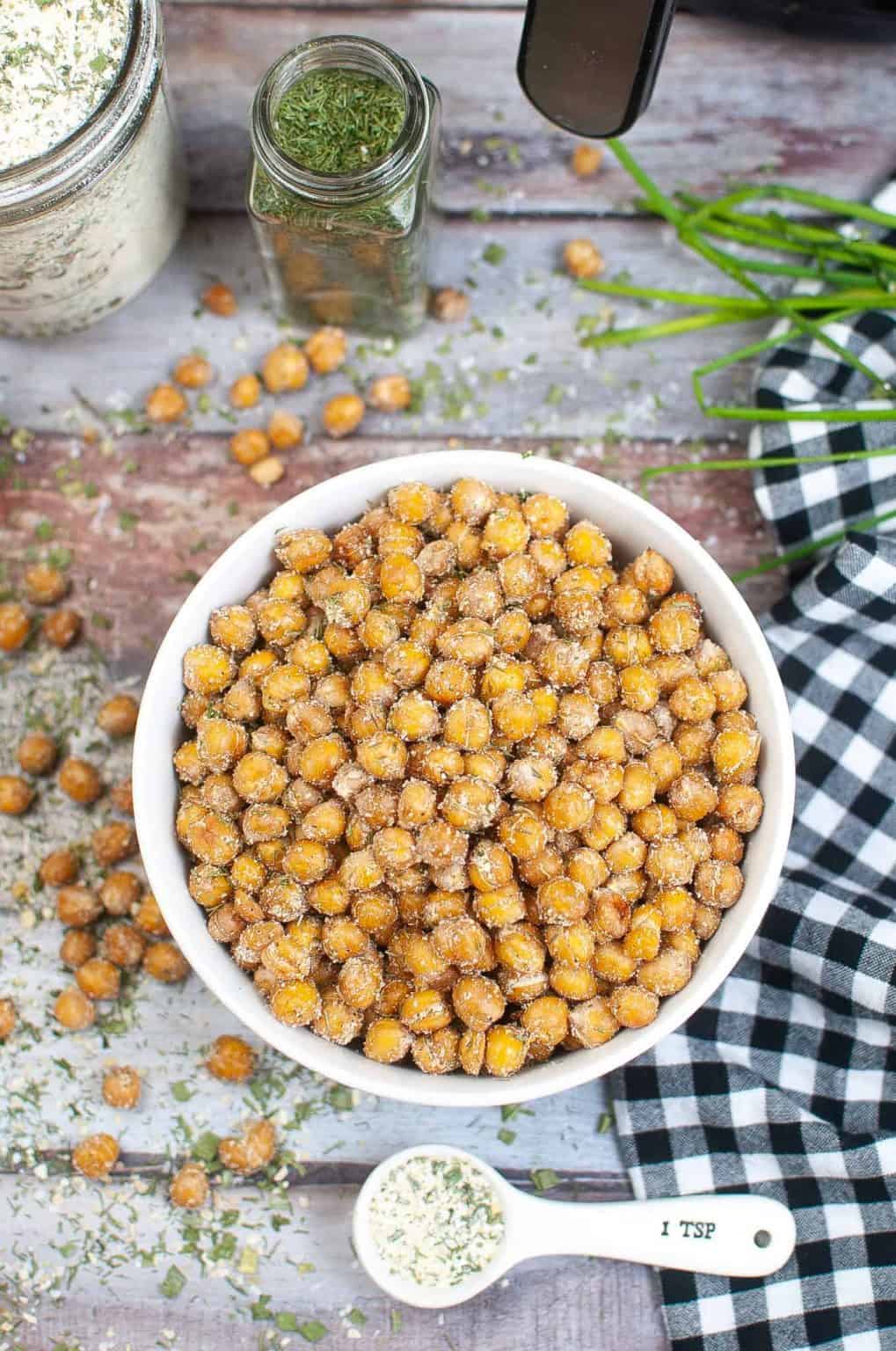 Air Fryer Chickpeas Recipe (Oven Instructions Included) Marathons
