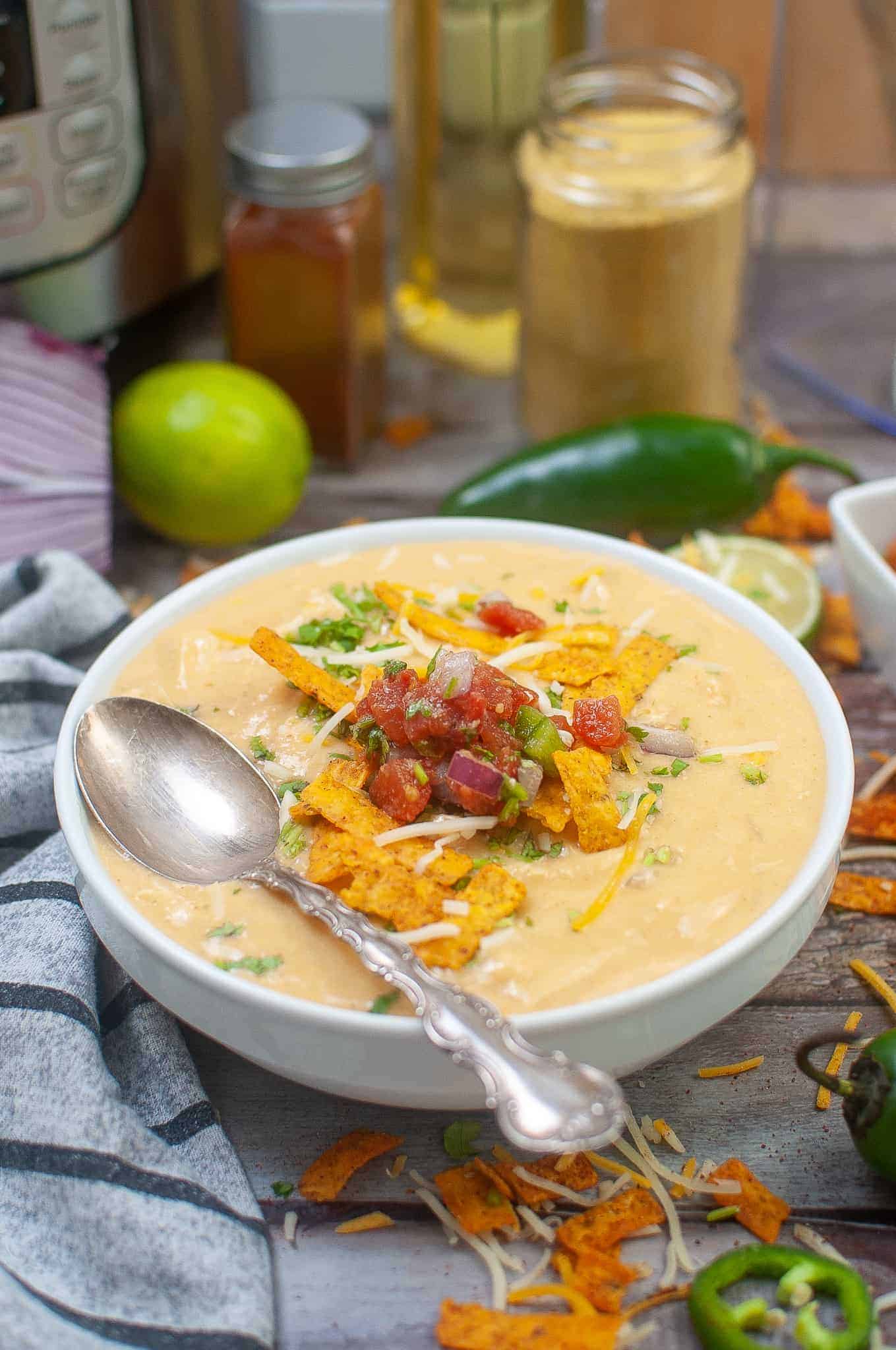 Copycat Chilis Enchilada Soup in the Instant Pot