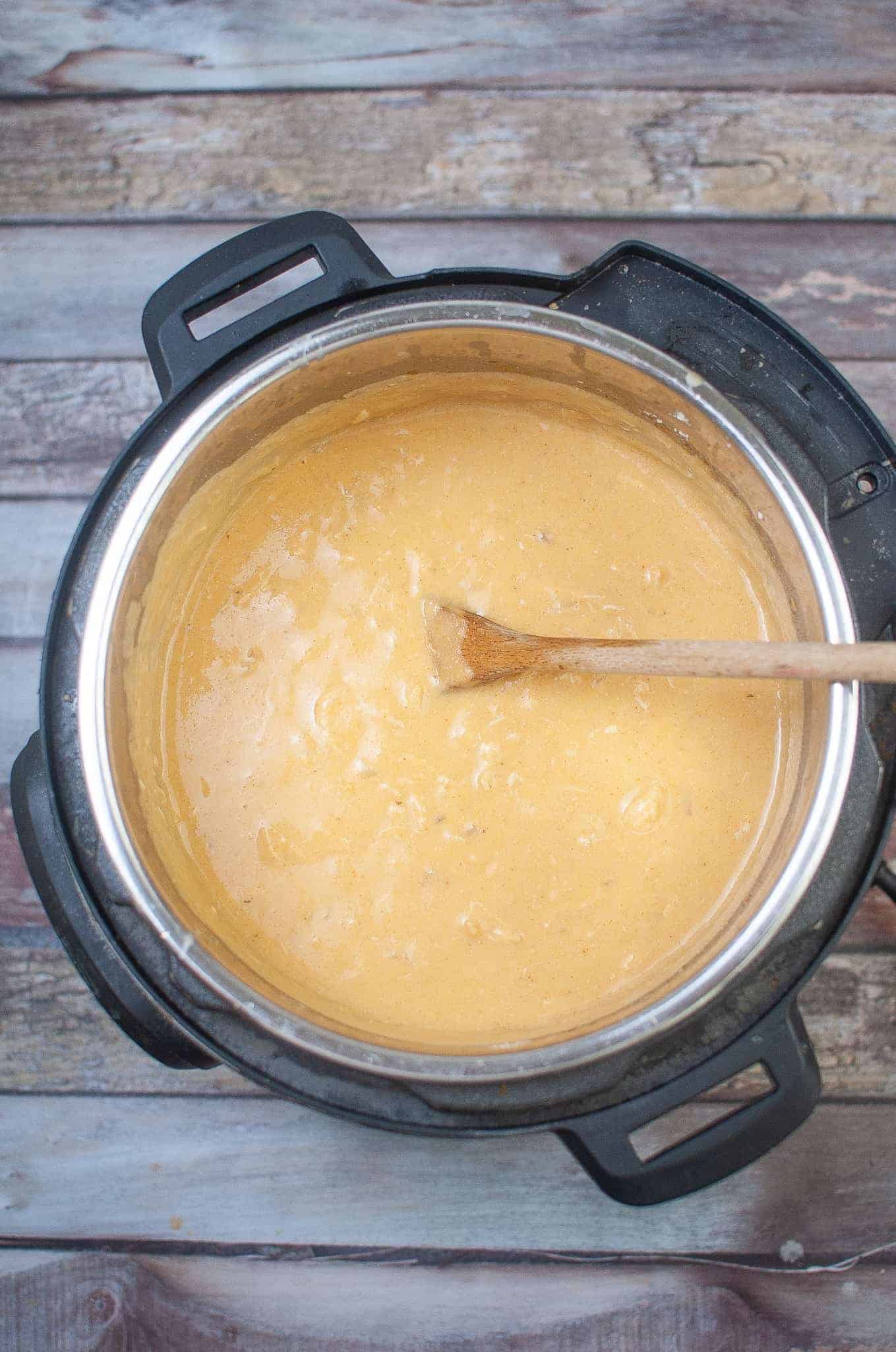 Instant Pot Cheesy Soup