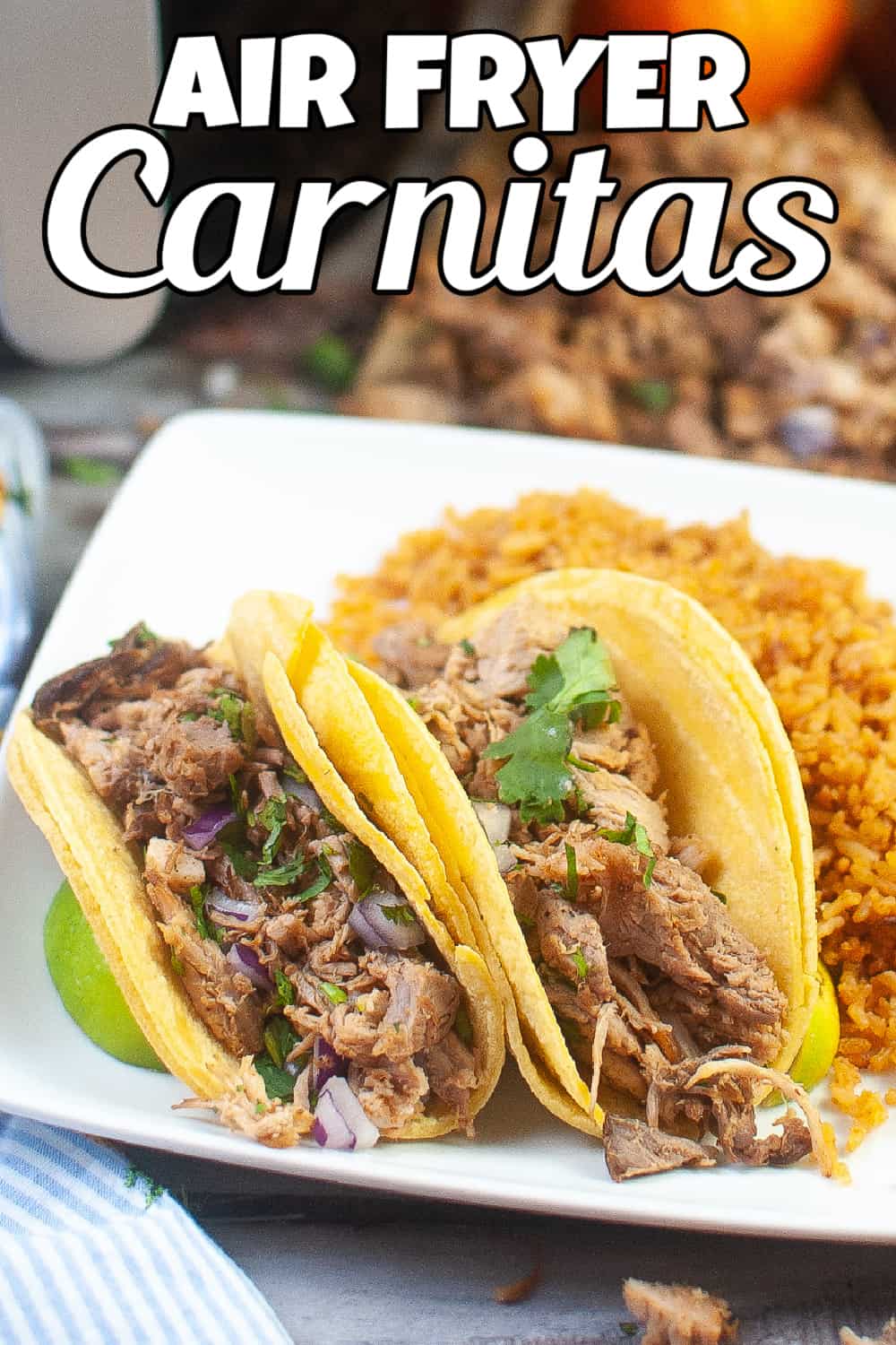 Air Fryer Carnitas Pin.