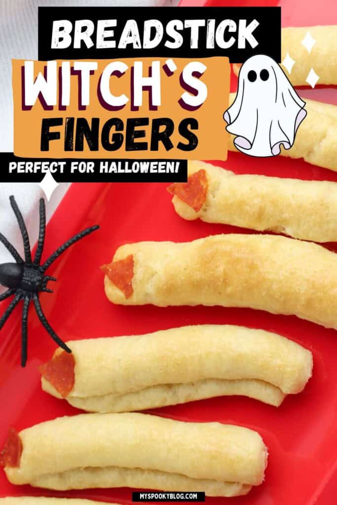 Breadstick Witch's Fingers Pin.