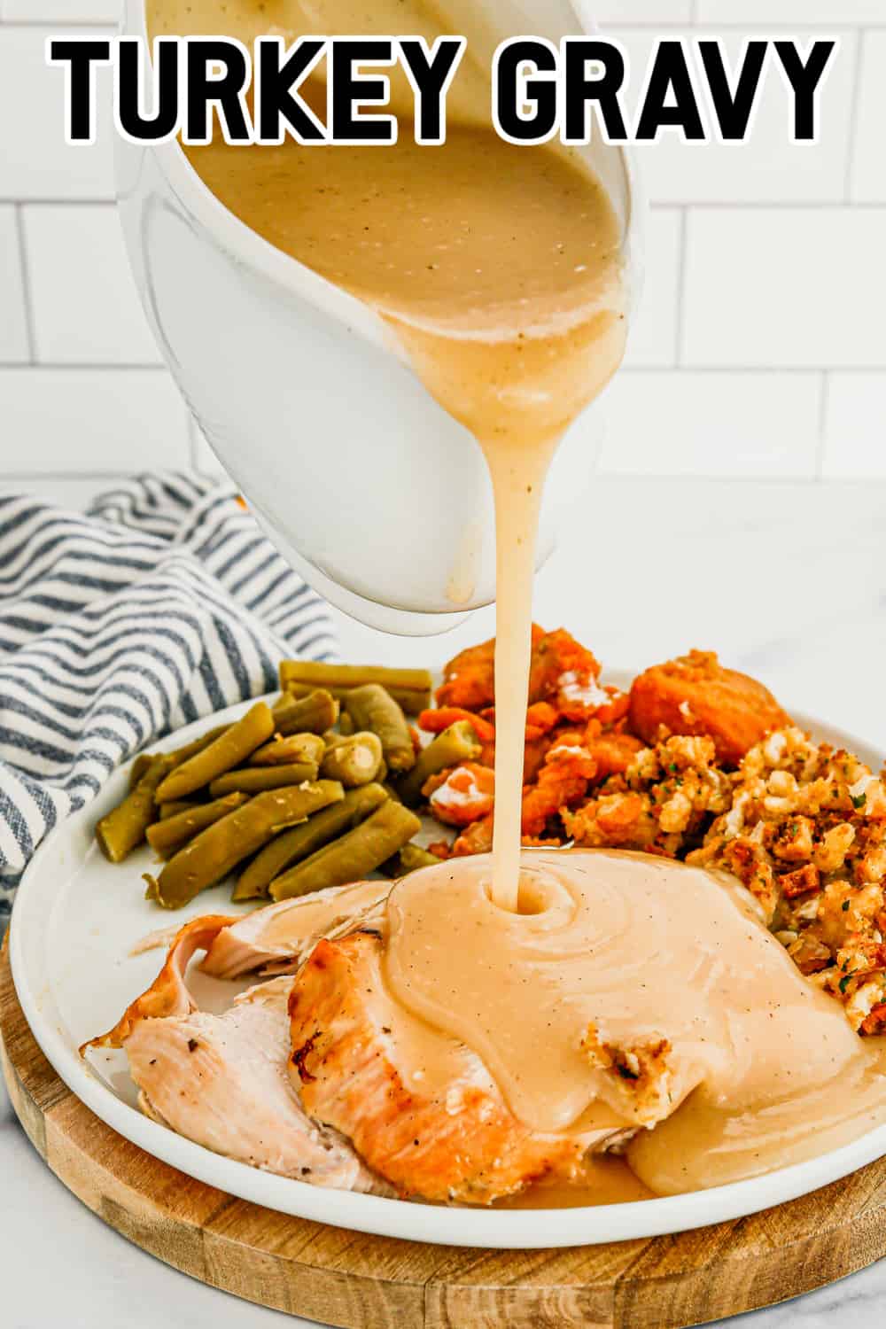 Homemade Turkey Gravy Pin.
