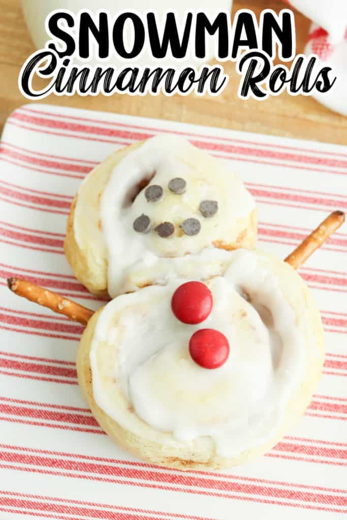 Snowman Cinnamon Rolls Pin.