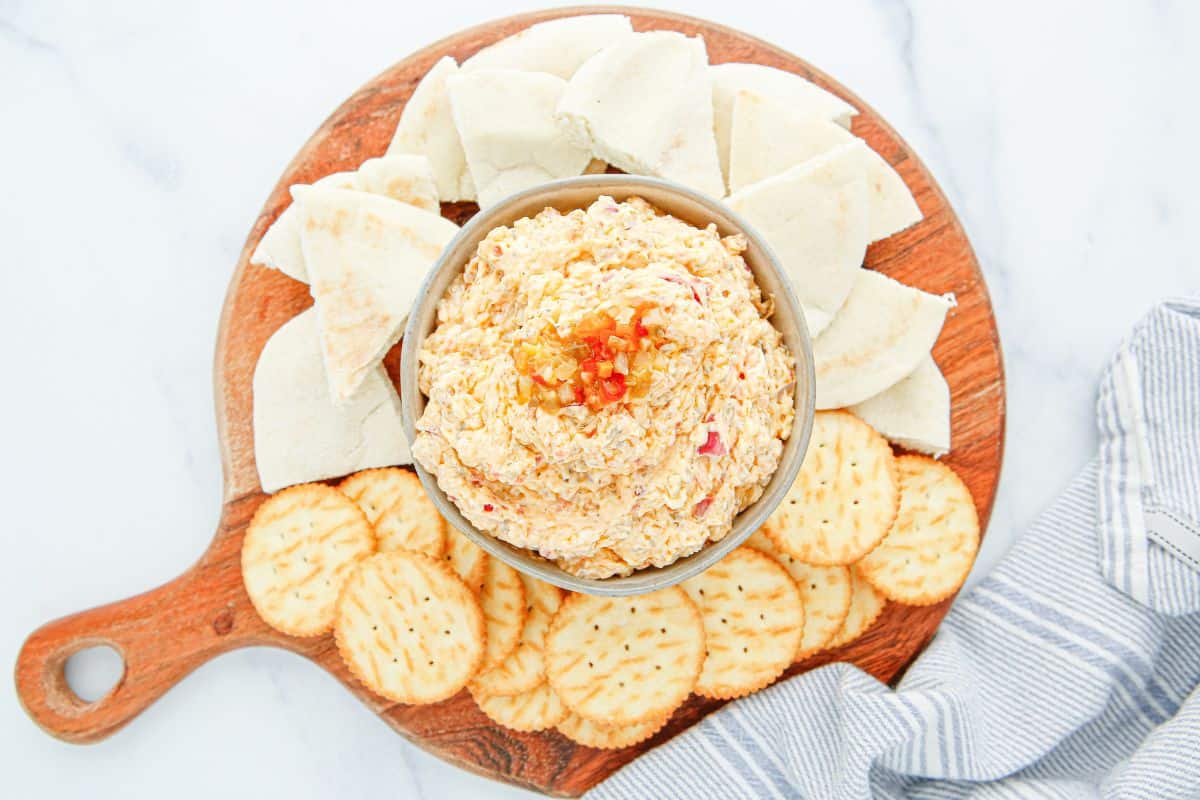 Creamy Giardinieria dip charcuterie
