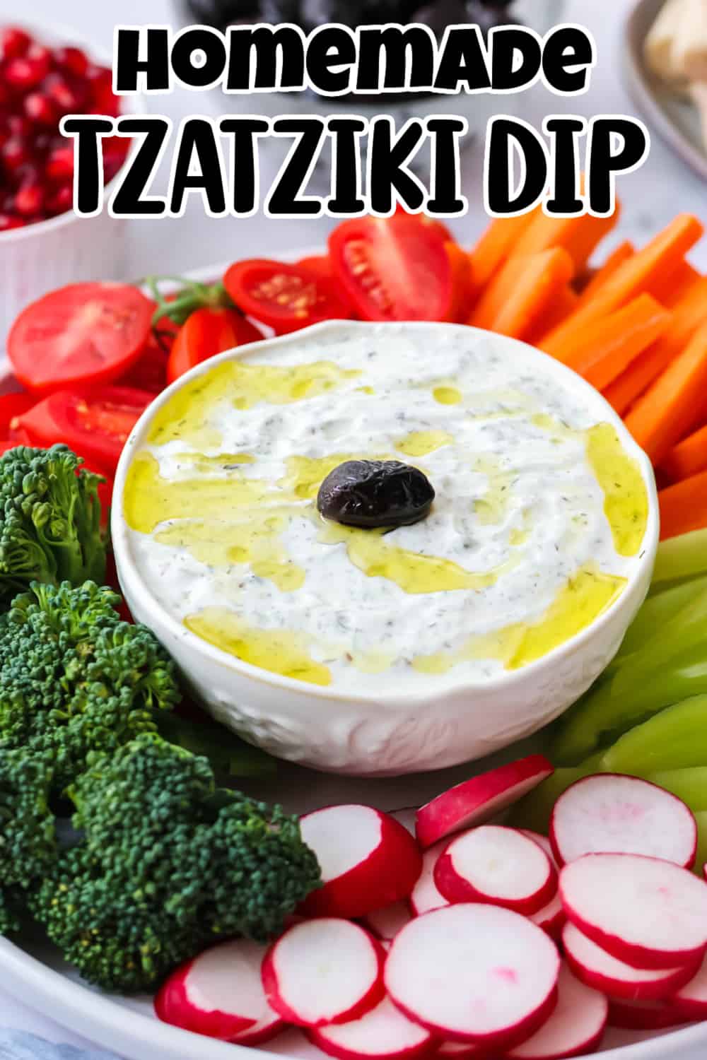 Homemade Tzatziki Dip Pin.