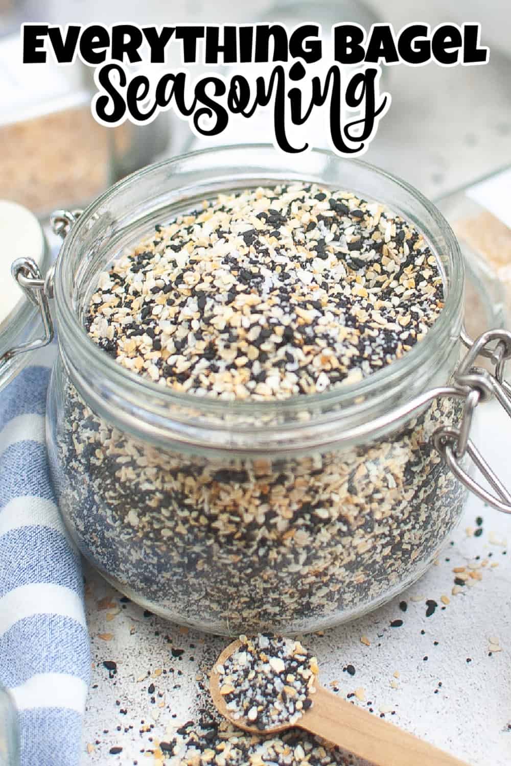 Homemade Everything Bagel Seasoning Blend PIN.