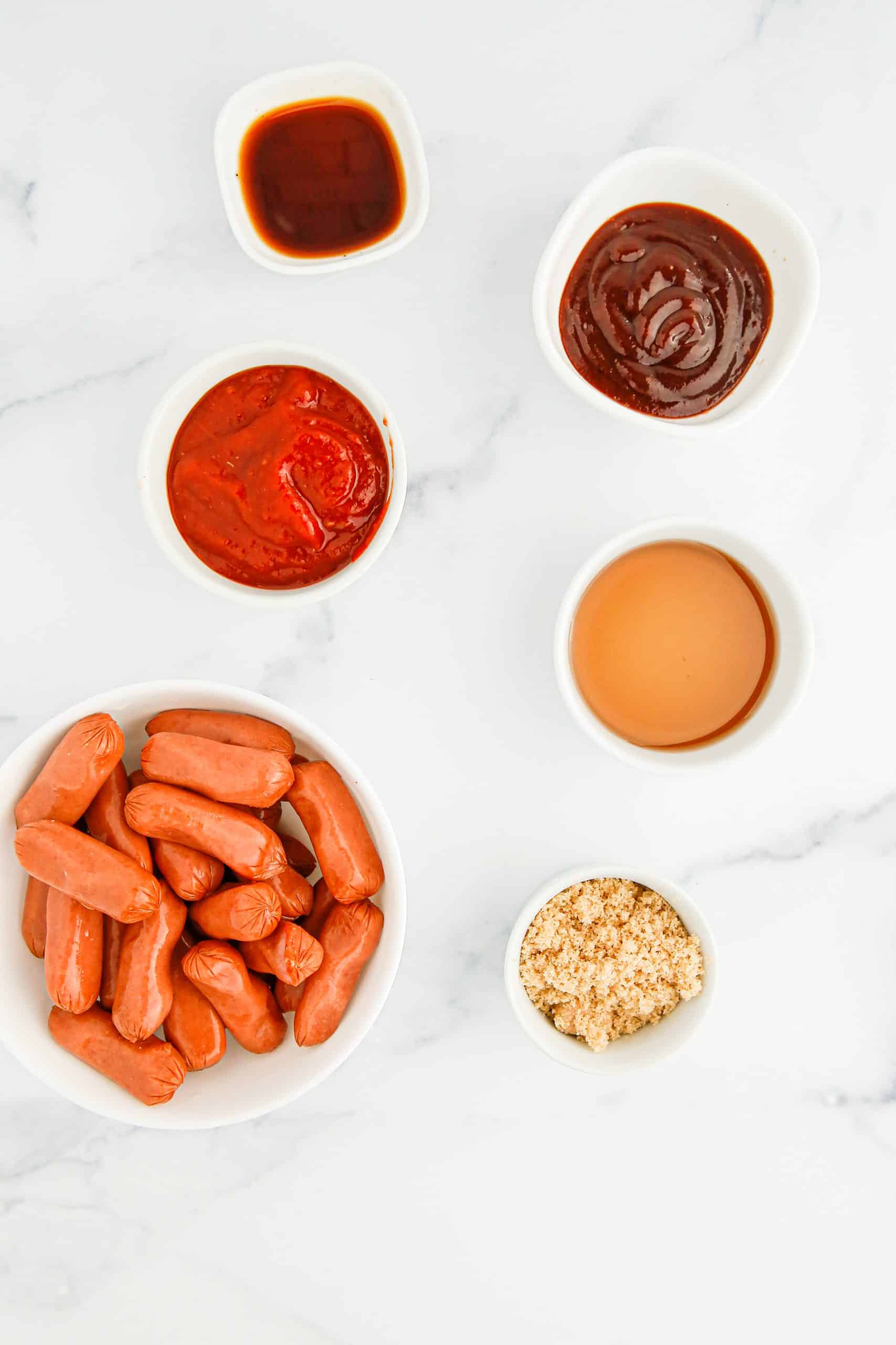Ingredients for Air Fryer Little Smokies.