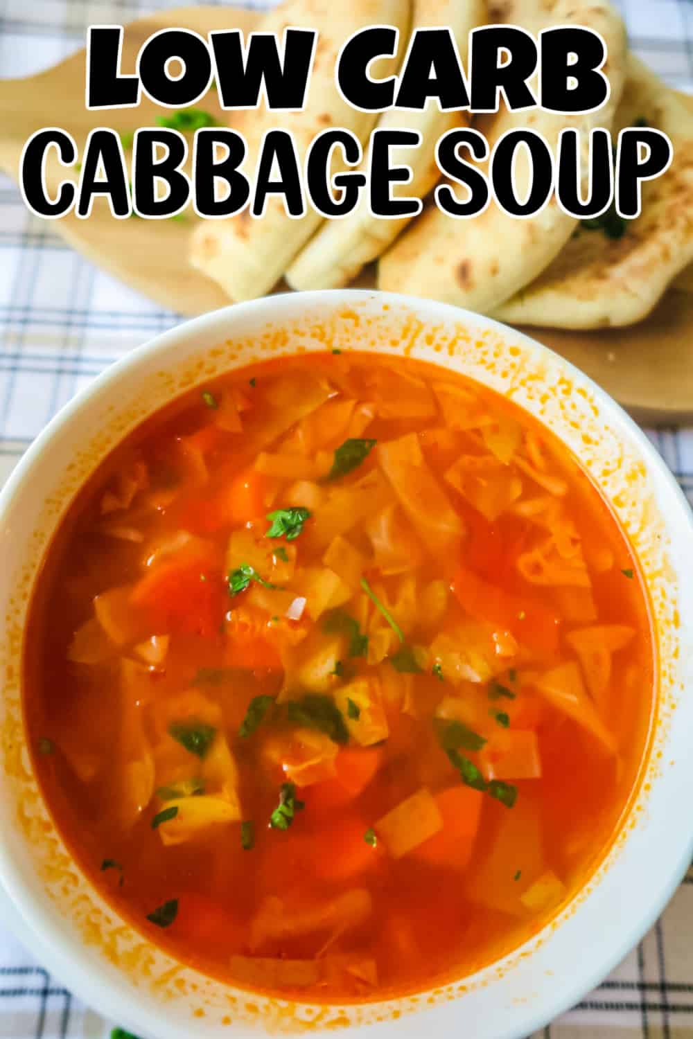 Low Carb Cabbage Soup Pin.