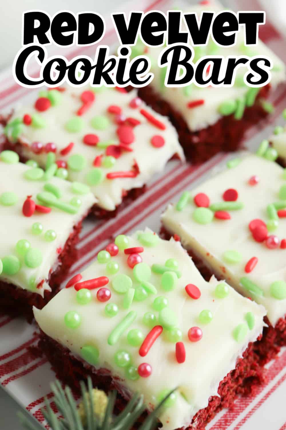 Red Velvet Cookie Bars Pin.