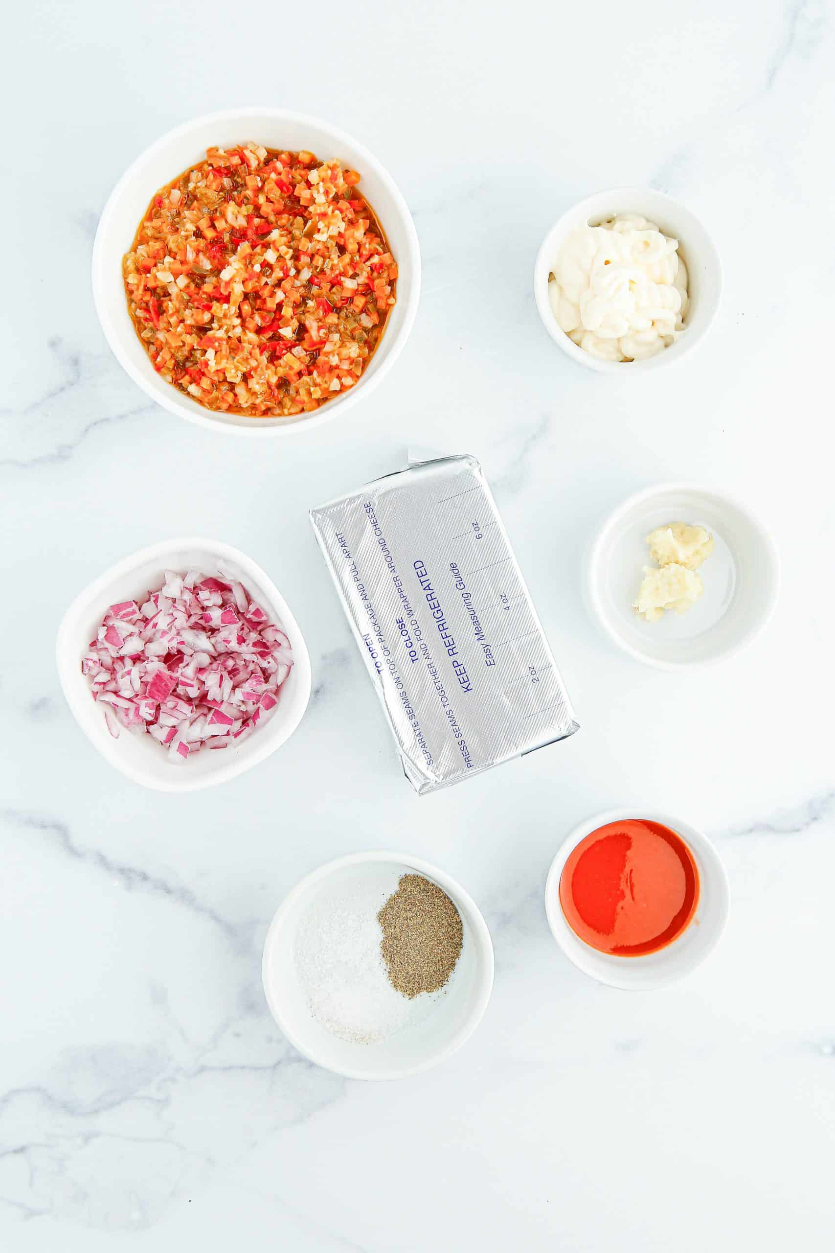 Ingredients for Girdeniera Dip.