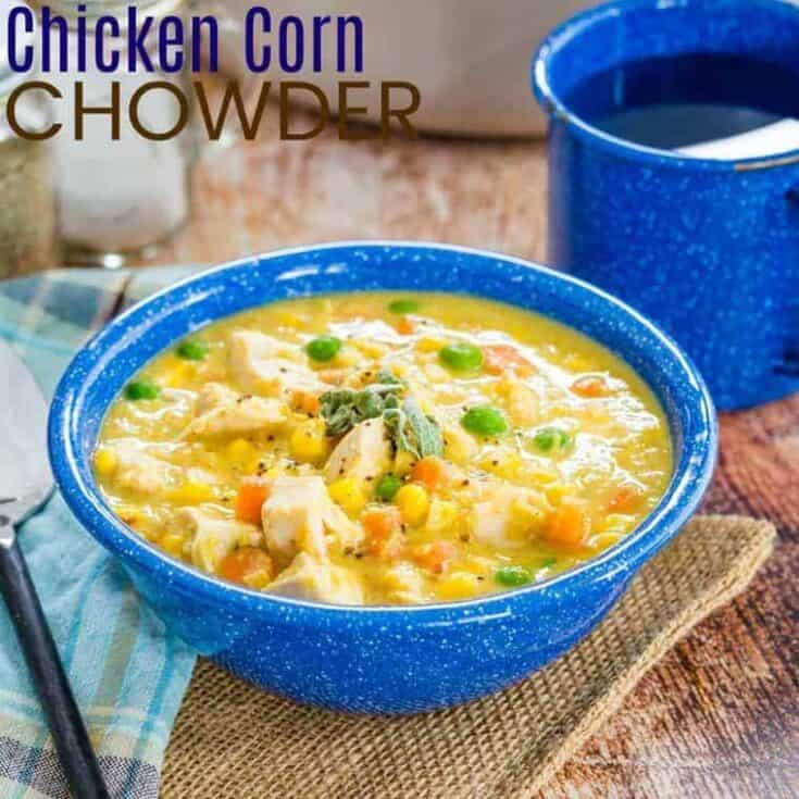 Image for Chicken Corn Chowder {Healthy Soup Recipe} - Cupcakes & Kale Chips