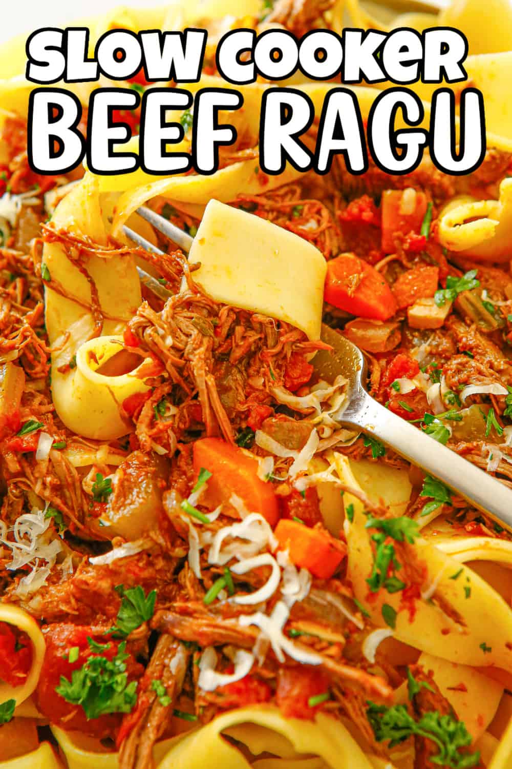 Slow Cooker Beef Ragu Pin.