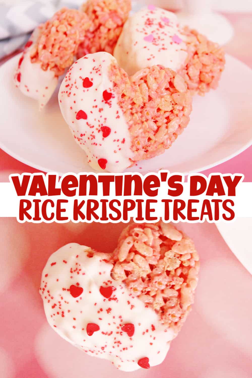 Valentine's Day Rice Krispies Treats Pin.