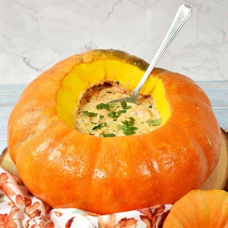 Image for Camar�o na Moranga (Shrimp Stuffed Pumpkin)