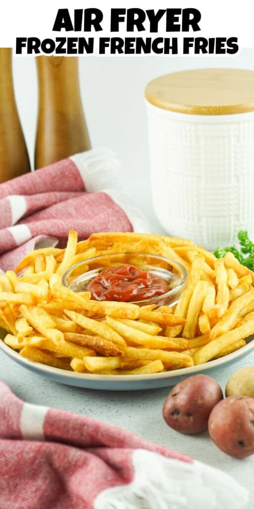 Air Fryer Frozen French Fries.