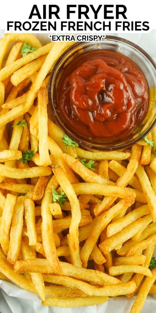 Air Fryer Frozen French Fries.