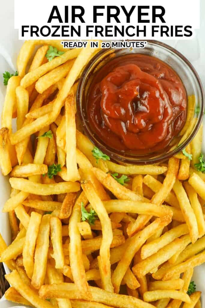 Air Fryer Frozen French Fries.