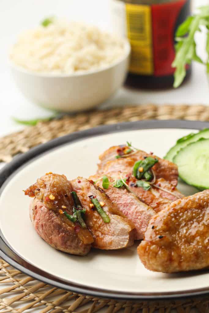 Crispy Air Fryer Duck Breast with Plum Sauce Recipe Marathons