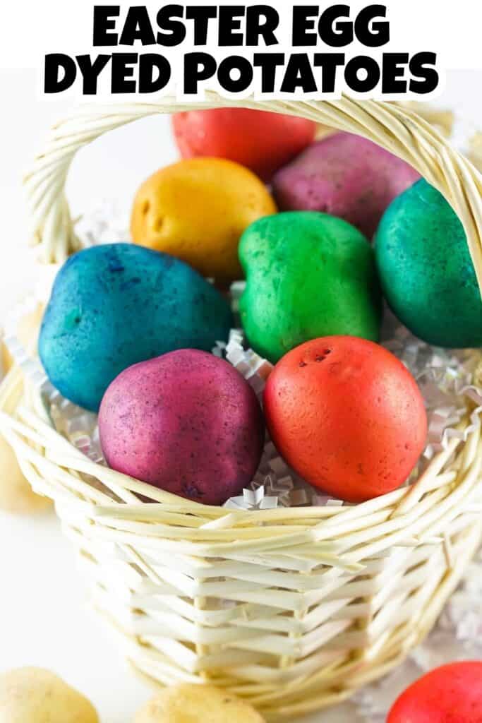 Easter Egg Dyed Potatoes Pin