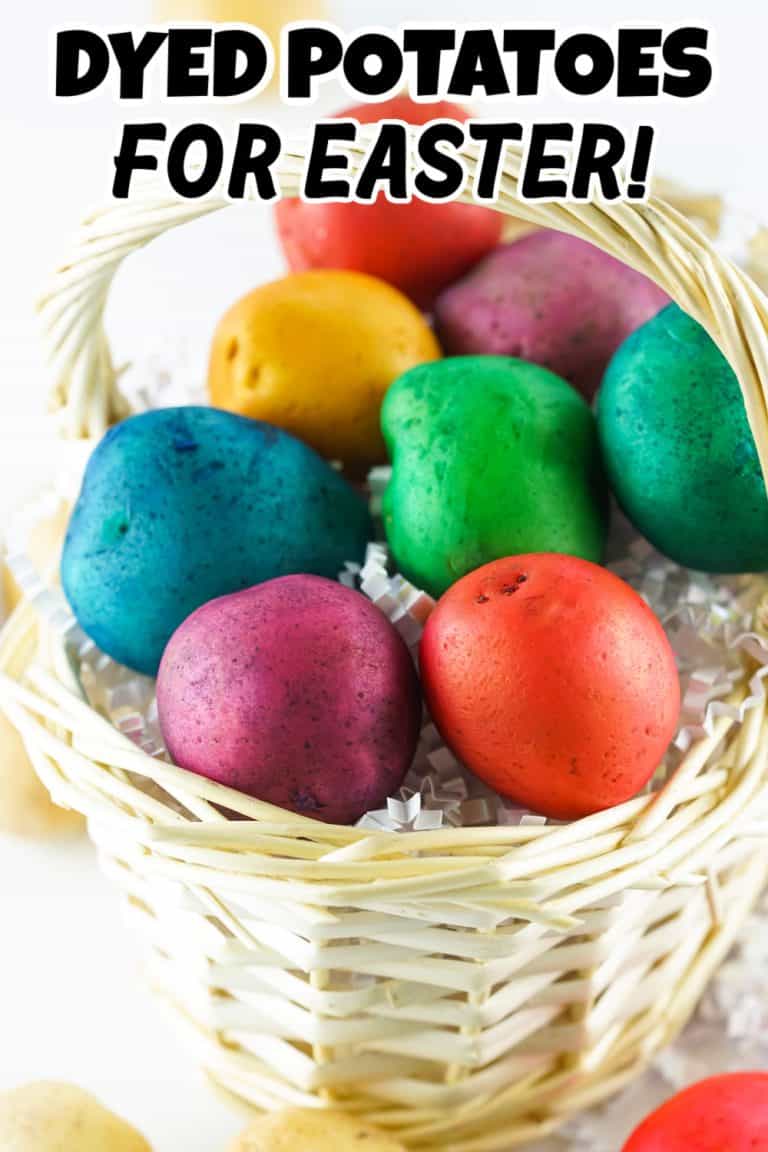 Easter Egg Dyed Potatoes Marathons & Motivation