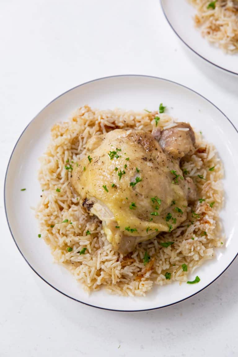 Instant Pot Chicken Thighs and Rice Easy, OnePot Recipe Marathons