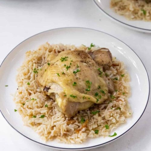Instant Pot Chicken Thighs and Rice Easy, OnePot Recipe Marathons