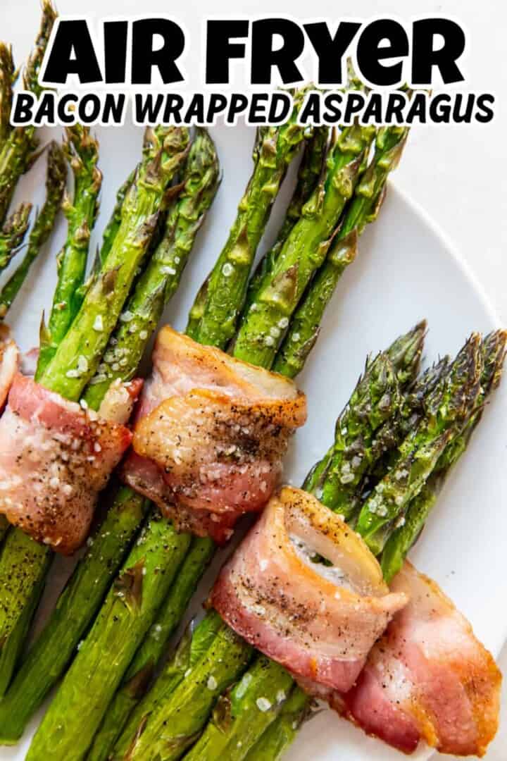 Air Fryer Bacon Wrapped Asparagus Marathons & Motivation
