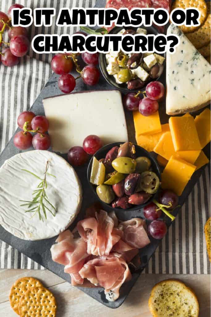 Antipasto vs Charcuterie Pin.