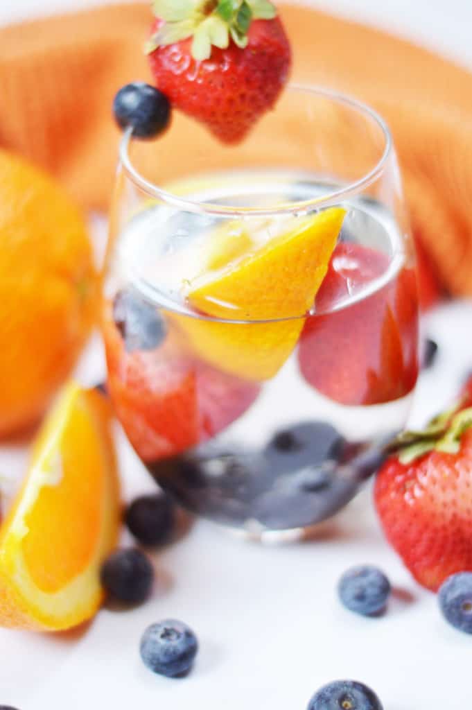 Orange Infused Water Marathons & Motivation