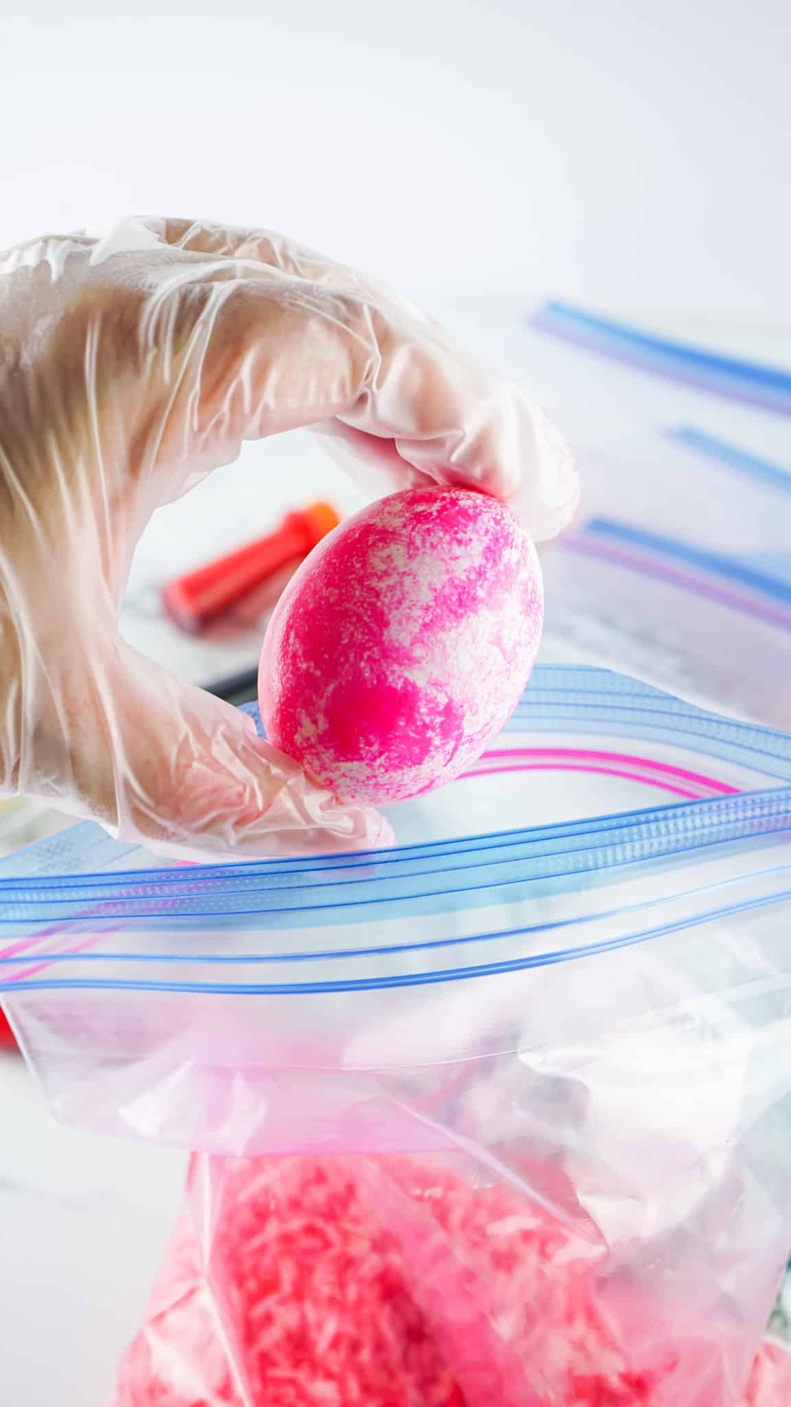 Rice Easter Egg Dye Marathons & Motivation