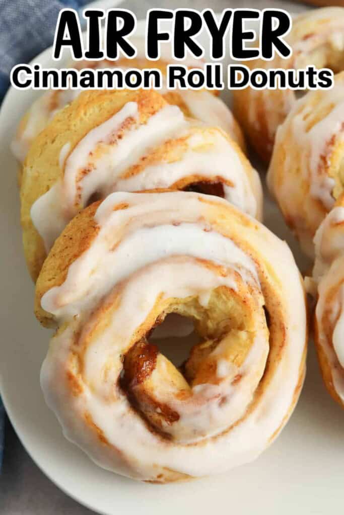 Air Fryer Cinnamon Roll Donuts Marathons & Motivation