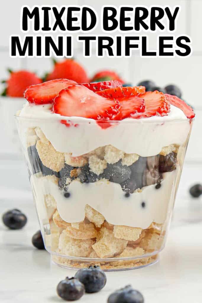 Mixed Berry Mini Trifles Pin.