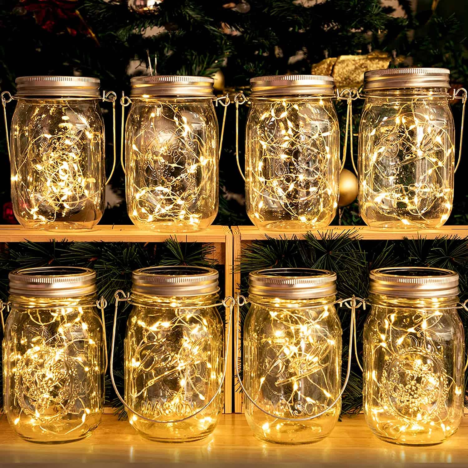 Solar Mason Jar Lights.