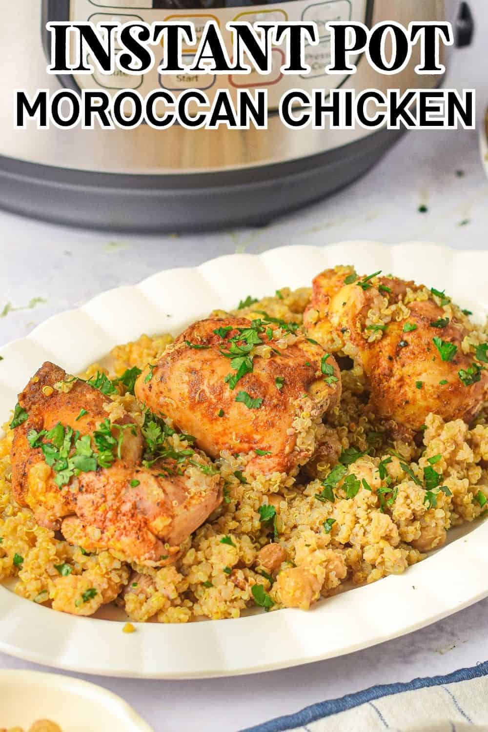 Instant Pot Moroccan Chicken Marathons & Motivation
