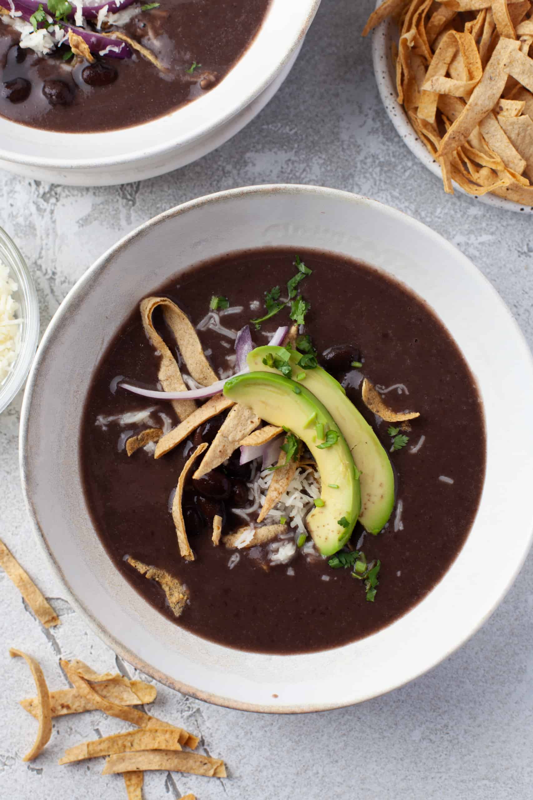 Instant Pot Black Bean Soup Marathons & Motivation