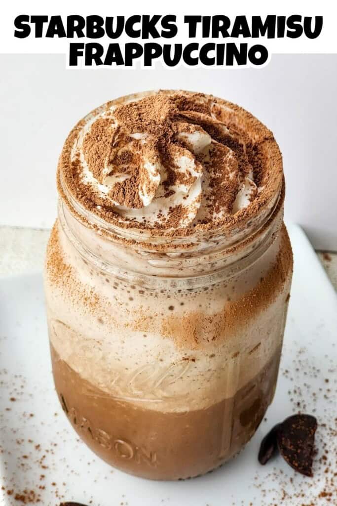Starbucks Tiramisu Frappuccino Recipe.