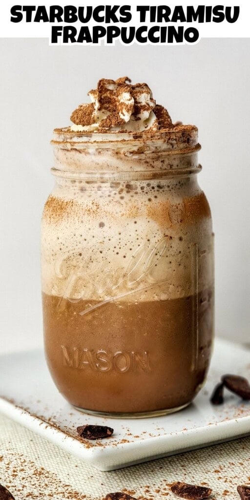 Starbucks Tiramisu Frappuccino Recipe.
