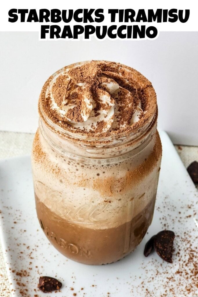 Starbucks Tiramisu Frappuccino Recipe.