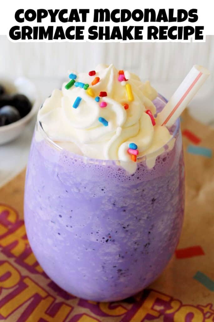 McDonalds Copycat Grimace Shake.