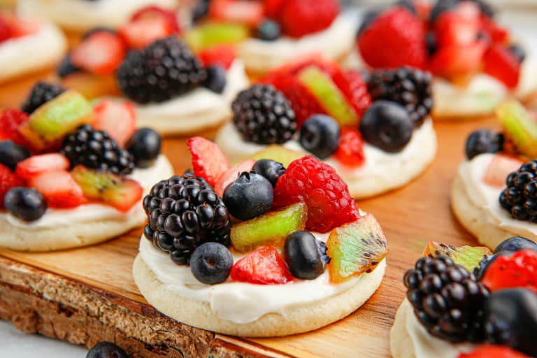 Mini Fruit Pizza Cookies Recipe